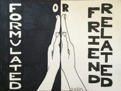 What's the difference?  Visible expectation or trusting anticipation.