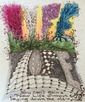 Life always comes through a death.