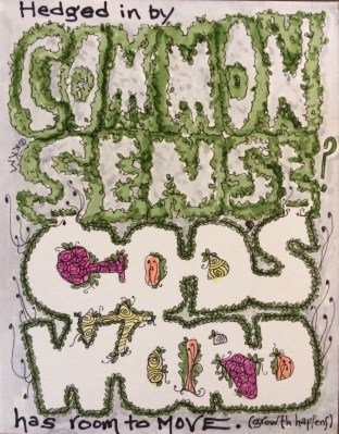 God's reaching into the hedges for you, grab His hand and trust Him.