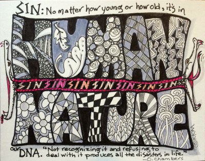 Not being aware of sin in our nature leaves us vulnerable to the "bite" of it.