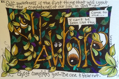 Christ doesn't want to play Peek-a-boo, in and out of oneness, He wants to walk with you in the light. Go to Him and be complete.