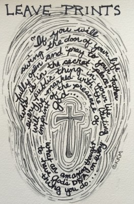 Leave His DNA behind, everywhere you go.