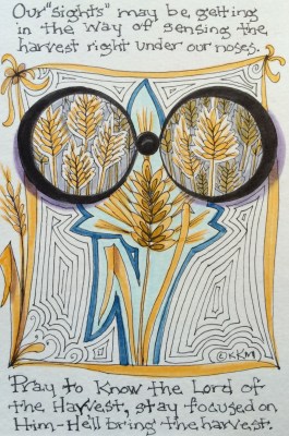 If your nose is tickling, look in front of your face and check it out--possibly there's someone ripe for harvest.