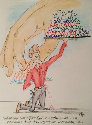 You can't keep secrets from God! He wants EVERY part of you, especially what you're "hiding" from Him.