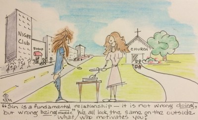 Who's the sinner here?  Can't tell from looking can you!